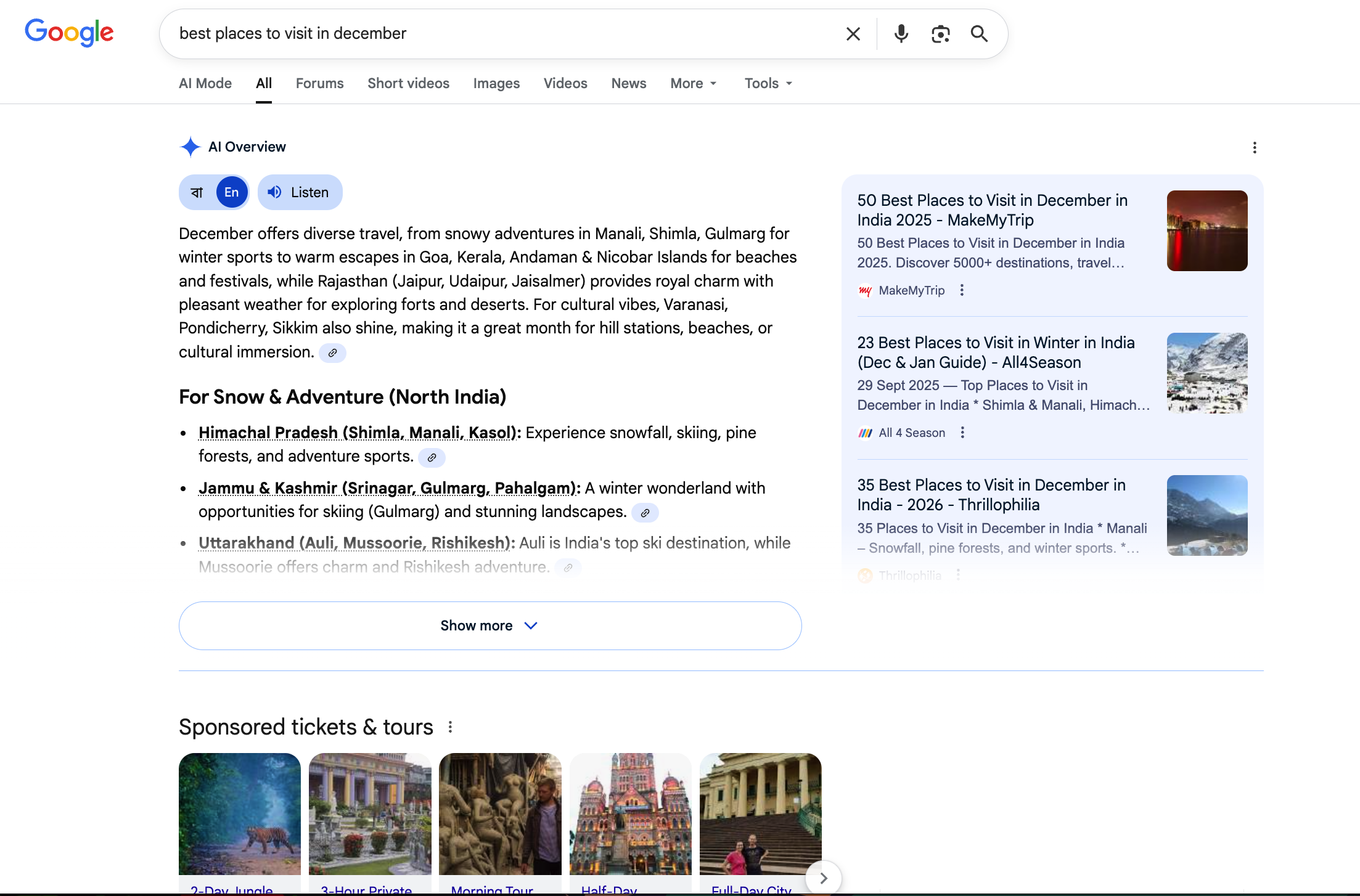 google ai overview